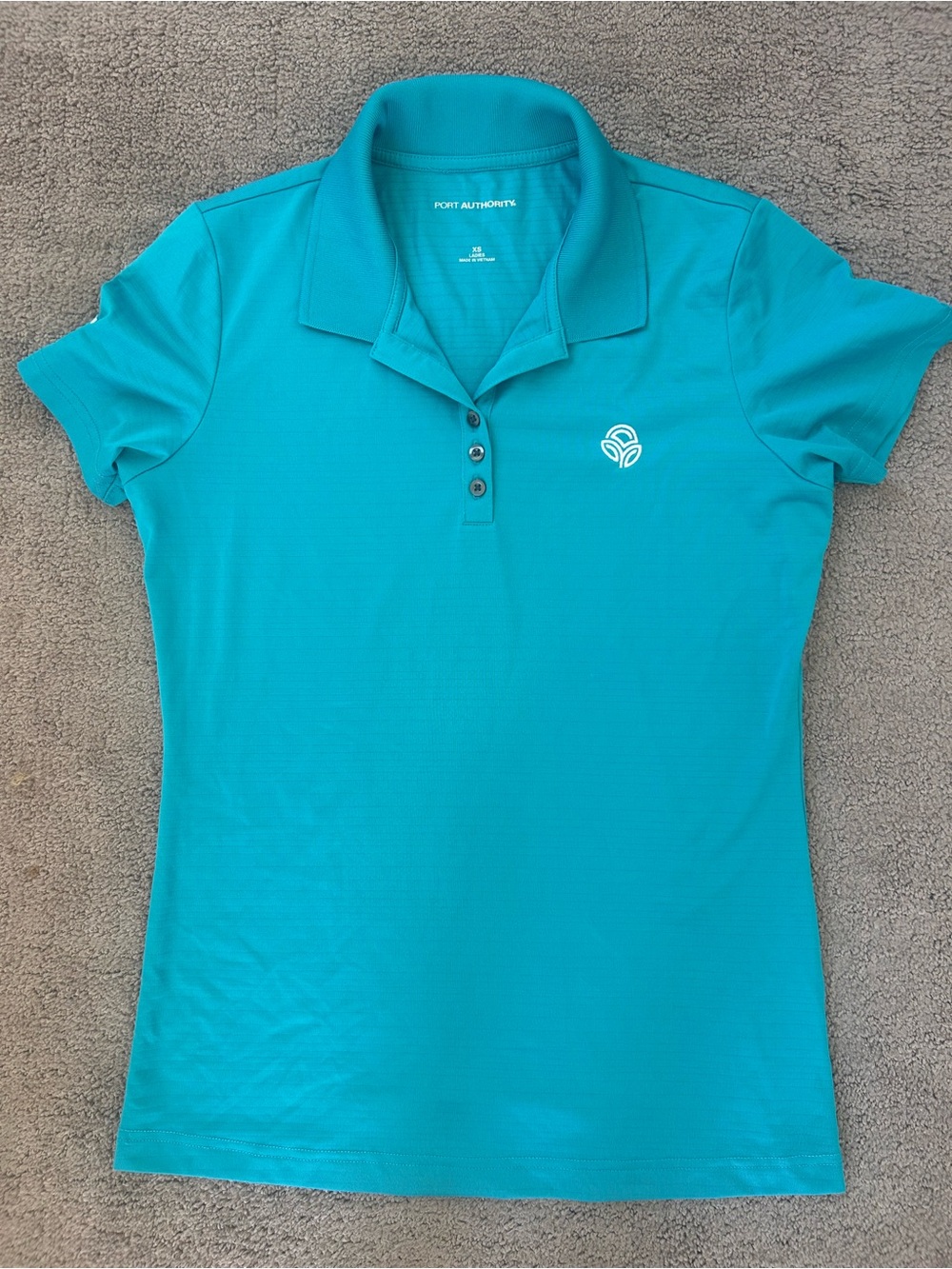 Port Authority Turquoise Women’s Button-Down Polo
